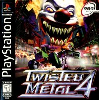 Twisted Metal 4 Playstation US box art